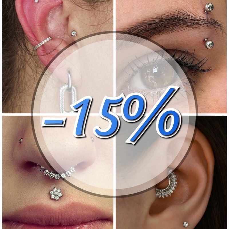 -15% Пирсинг