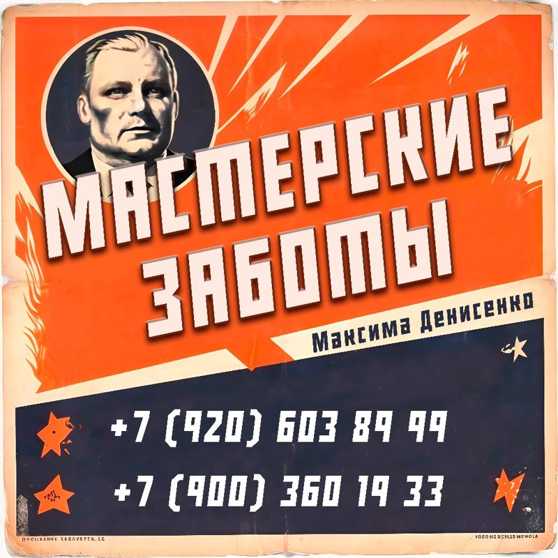 Мастерские заботы Максима Денисенко