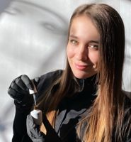 Юля Арбатская — укрепление акриловой пудрой в Новокузнецке
